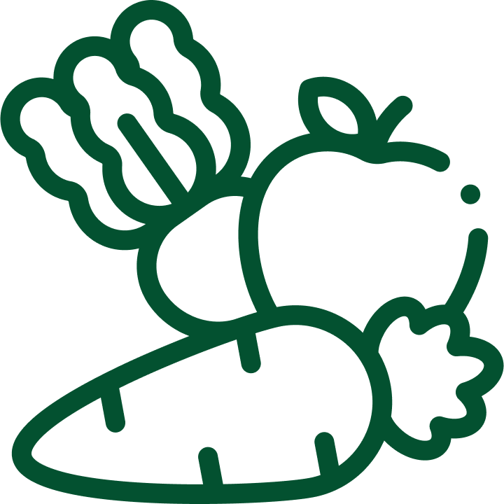 Dienst: fruit en groente assortiment