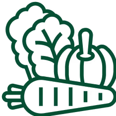 Pictogram: verse groenten